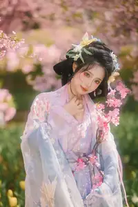 YiTuYu Vol.8666 Xian Lu: Ethereal Hanfu Beauty Amidst Cherry Blossoms - image 16