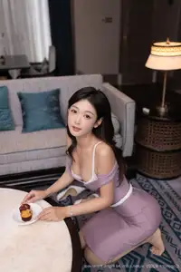 Tang An Qi's Elegant Allure in Purple Dress - XiuRen No.10716: Discover Her Captivating Charm - image 17