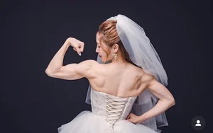 Redefining Bridal Elegance: The Inspiring Fusion of Strength, Fitness, and Traditional Wedding Beauty - image 8