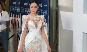 Ho Quang Hieu and Pregnant Wife Tue Nhi Shine at High-Profile Fashion Event - image 4