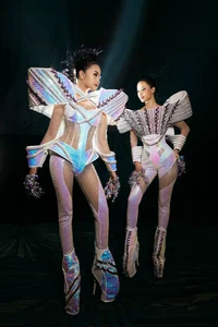 Runway Mastery: Ngoc Chau and Huong Ly Stun in Impressive Outfits and 30cm Heels - image 0