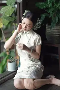 Timeless Grace: Vietnamese Woman in Modernized Ao Dai by a Serene Lotus Pond - image 3