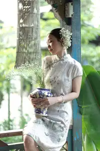 Timeless Grace: Vietnamese Woman in Modernized Ao Dai by a Serene Lotus Pond - image 10