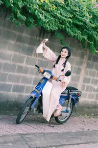 Gentle Smile in Sunlight: Girl, Goose, and a Peaceful Moment - image 5