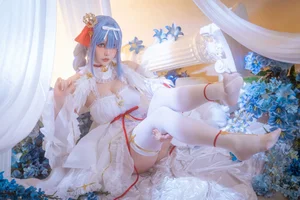 Ethereal Beauty: Hoshilily as Janus from Azur Lane (36P - 1V - image 17