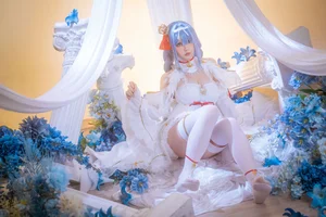 Ethereal Beauty: Hoshilily as Janus from Azur Lane (36P - 1V - image 3