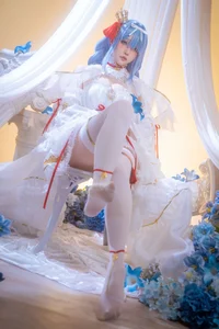 Ethereal Beauty: Hoshilily as Janus from Azur Lane (36P - 1V - image 1