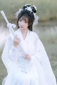 Qi Luo Sheng De Xiao Su Su in YiTuYu Art Language Vol.7884: Capturing the Essence of Grace and Visual Artistry - image 3