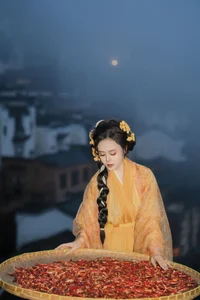 Ethereal Hanfu Beauty: Zhou Feng Qin in YiTuYu Art Language Vol.8913 - image 5