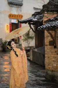 Ethereal Hanfu Beauty: Zhou Feng Qin in YiTuYu Art Language Vol.8913 - image 6