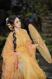 Ethereal Hanfu Beauty: Zhou Feng Qin in YiTuYu Art Language Vol.8913 - image 2