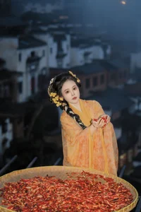 Ethereal Hanfu Beauty: Zhou Feng Qin in YiTuYu Art Language Vol.8913 - image 10