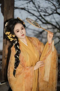 Ethereal Hanfu Beauty: Zhou Feng Qin in YiTuYu Art Language Vol.8913 - image 9