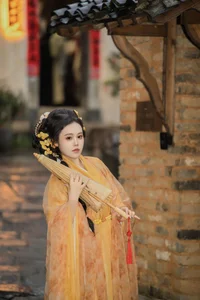 Ethereal Hanfu Beauty: Zhou Feng Qin in YiTuYu Art Language Vol.8913 - image 18
