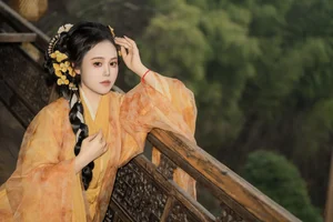 Ethereal Hanfu Beauty: Zhou Feng Qin in YiTuYu Art Language Vol.8913 - image 4