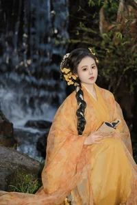 Ethereal Hanfu Beauty: Zhou Feng Qin in YiTuYu Art Language Vol.8913 - image 13