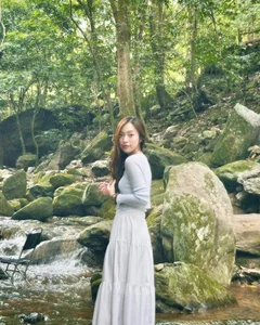 MC Khanh Vy Stuns Fans with Ethereal Goddess-Inspired Photoshoot by the Stream - image 9