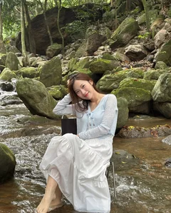 MC Khanh Vy Stuns Fans with Ethereal Goddess-Inspired Photoshoot by the Stream - image 8