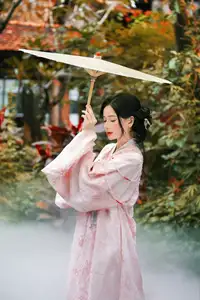 VGU No.165: Discover the Grace of Asian Hanfu Beauty Amidst a Romantic Garden Scene. - image 9
