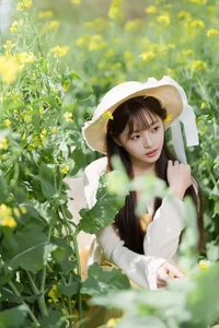 Golden Hour Glow: Ethereal Portrait Photography in Sun-Drenched Flower Fields – Art Language Vol.9109 featuring Model Xiao Yi - image 7