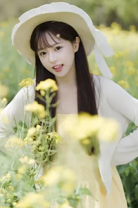 Golden Hour Glow: Ethereal Portrait Photography in Sun-Drenched Flower Fields – Art Language Vol.9109 featuring Model Xiao Yi - image 27