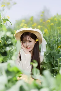 Golden Hour Glow: Ethereal Portrait Photography in Sun-Drenched Flower Fields – Art Language Vol.9109 featuring Model Xiao Yi - image 20