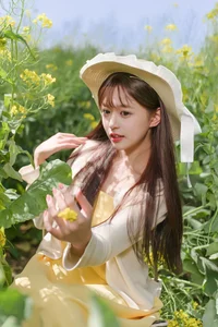 Golden Hour Glow: Ethereal Portrait Photography in Sun-Drenched Flower Fields – Art Language Vol.9109 featuring Model Xiao Yi - image 28