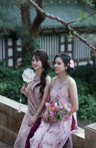 Enchanting Vietnamese Beauty: A Graceful Portrait in Modern Traditional Dress and Fan - image 8