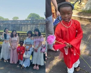 Heartwarming Journey: African Boy Explores Vietnam's Stunning Landscapes and Delicious Street Food - image 1