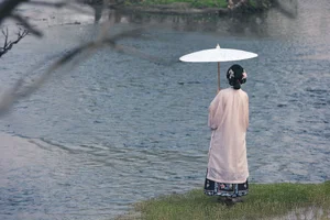 Timeless Elegance of Yi Ming in Art Language Vol.8869 - A Poetic Riverside Muse - image 15