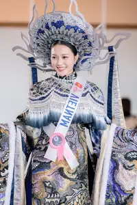 Miss Kieu Duy Shines Bright in National Costume at Miss International 2025 - image 7