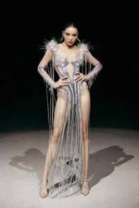 Iconic Duo Ky Duyen and Minh Trieu Reunite in a Stunning Display of High-Fashion Elegance and Glamour - image 1