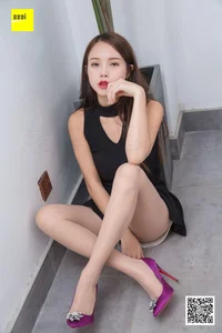 Xiaoyu's Rose Purple High Heels - Exquisite IESS Fashion Photography Collection - image 50