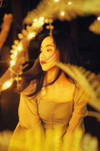 Elegant Moonlight Photography: YiTuYu Art Language Vol.9152 featuring Model Jian Xiao Cheng (44 High-Quality Images) - image 19