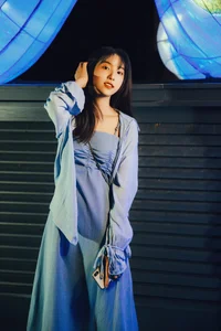 Elegant Moonlight Photography: YiTuYu Art Language Vol.9152 featuring Model Jian Xiao Cheng (44 High-Quality Images) - image 30