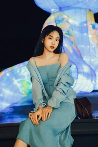 Elegant Moonlight Photography: YiTuYu Art Language Vol.9152 featuring Model Jian Xiao Cheng (44 High-Quality Images) - image 23