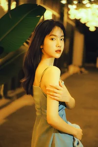 Elegant Moonlight Photography: YiTuYu Art Language Vol.9152 featuring Model Jian Xiao Cheng (44 High-Quality Images) - image 34