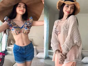 Summer Elegance: Đinh Ngọc Diệp and Minh Hà Showcase Stunning Beachside Style and Glamour - image 3