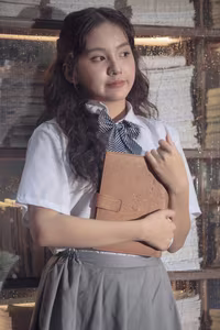 VGU No.142: Captivating Female Student in Uniform Captures Youthful Serenity - image 9