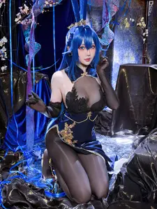 Coser Hoshilily as Azur Lane New Jersey: Enchanting Bunny Garden Beauty! - image 20