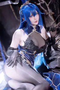Coser Hoshilily as Azur Lane New Jersey: Enchanting Bunny Garden Beauty! - image 23