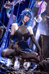Coser Hoshilily as Azur Lane New Jersey: Enchanting Bunny Garden Beauty! - image 21