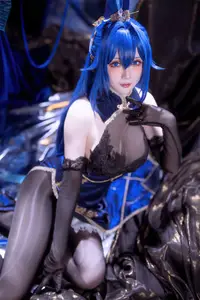 Coser Hoshilily as Azur Lane New Jersey: Enchanting Bunny Garden Beauty! - image 14