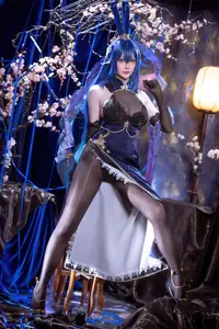 Coser Hoshilily as Azur Lane New Jersey: Enchanting Bunny Garden Beauty! - image 9