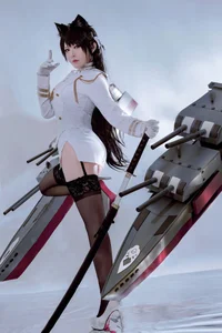 Ban Ban Zi Cosplay: Atago from Azur Lane 46P Photo Set - image 36