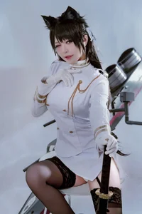 Ban Ban Zi Cosplay: Atago from Azur Lane 46P Photo Set - image 9