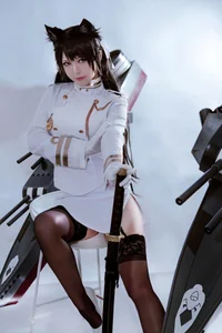 Ban Ban Zi Cosplay: Atago from Azur Lane 46P Photo Set - image 38