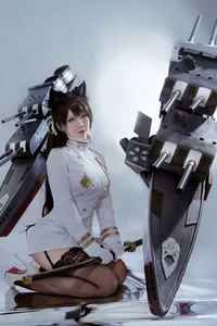Ban Ban Zi Cosplay: Atago from Azur Lane 46P Photo Set - image 29