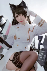 Ban Ban Zi Cosplay: Atago from Azur Lane 46P Photo Set - image 30
