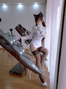 Ban Ban Zi Cosplay: Atago from Azur Lane 46P Photo Set - image 28